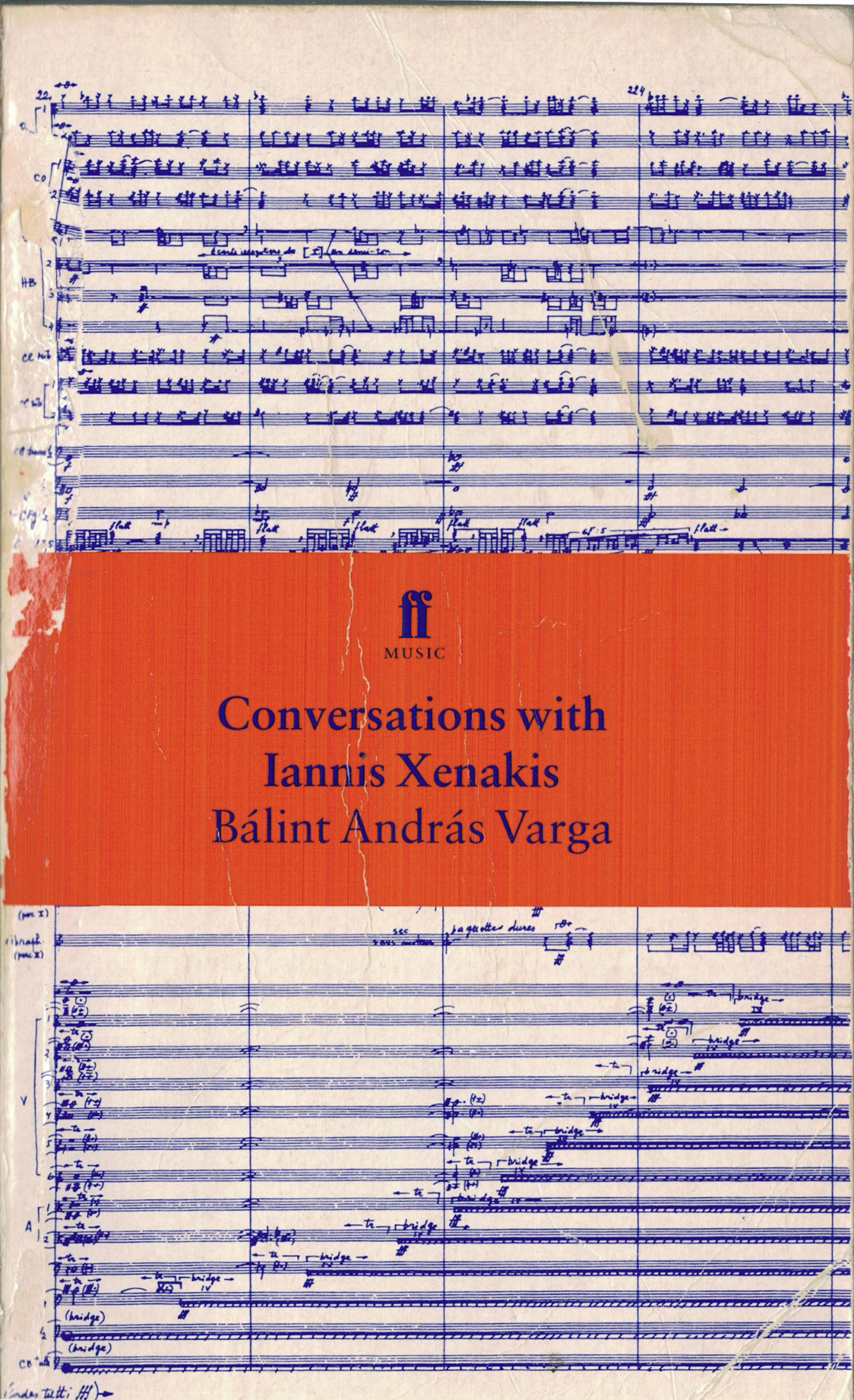 Portada de Conversations with Iannis Xenakis