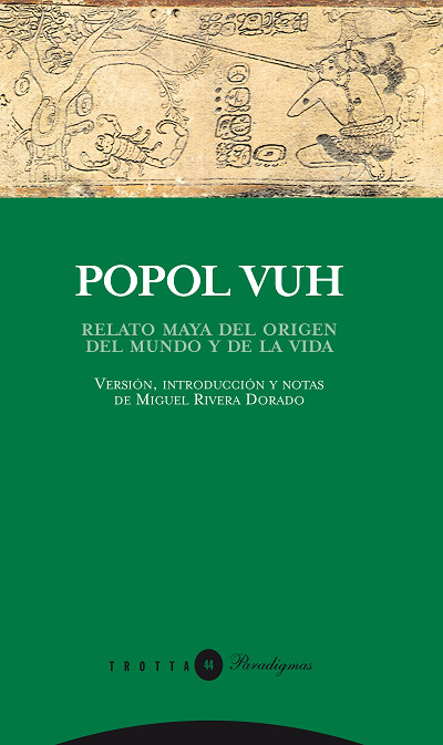 Portada de Popol Vuh: relato maya del origen del mundo y de la vida