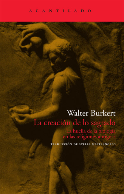 Portada de La creación de lo sagrado