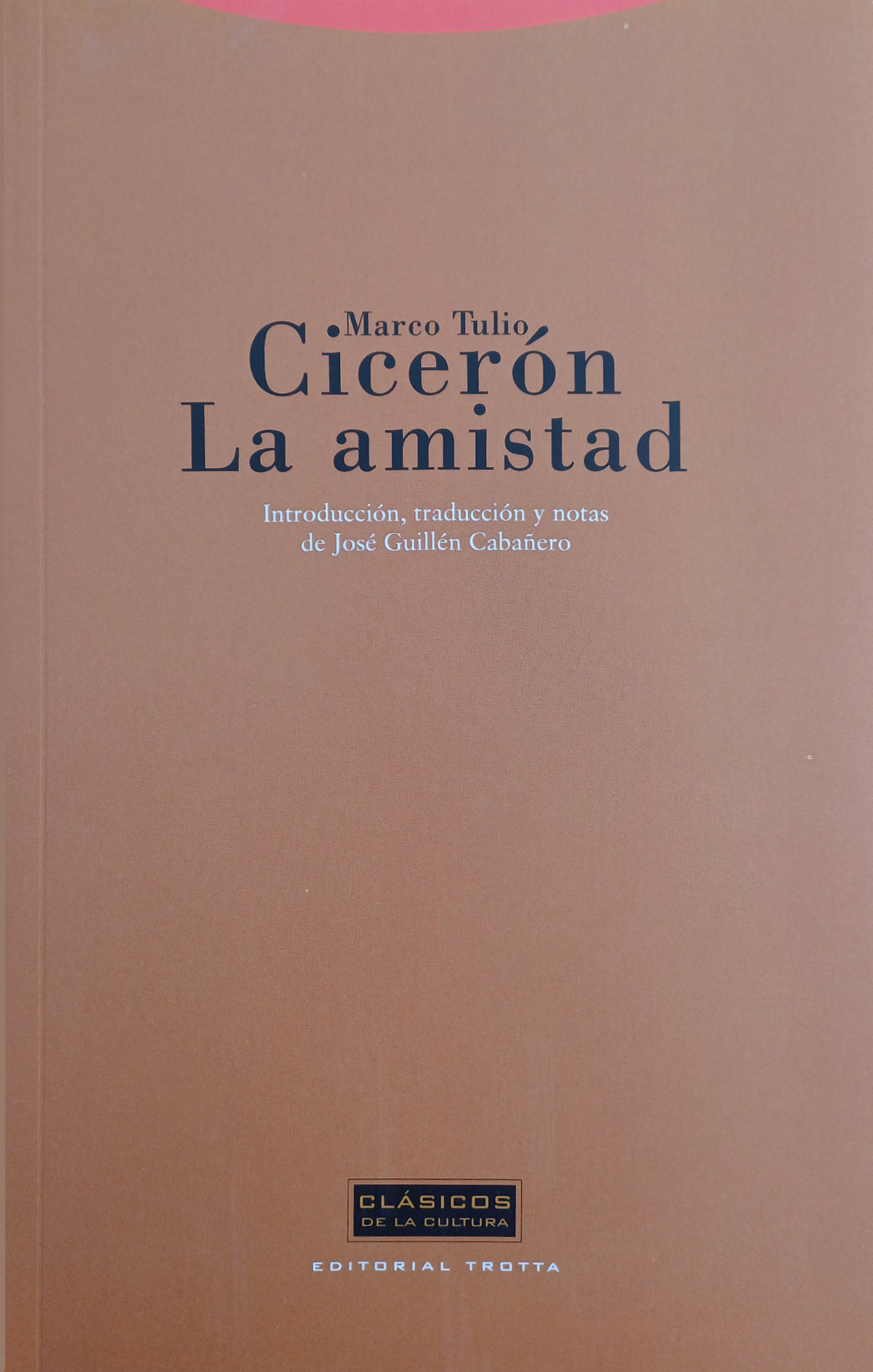 Portada de La amistad