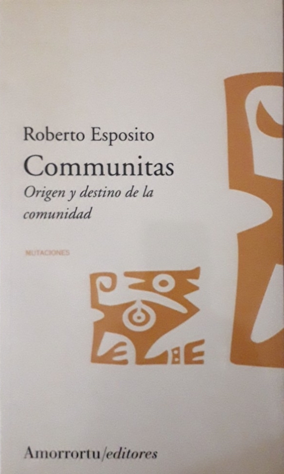 Portada de Communitas. Origen y destino de la comunidad