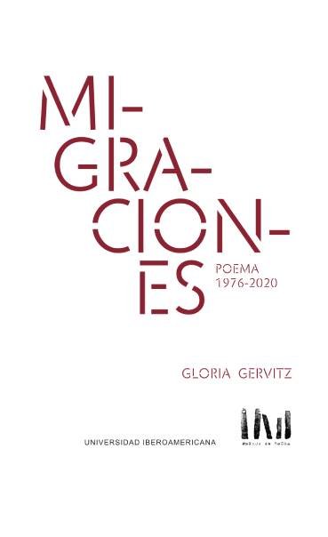 Portada de Migraciones. Poema (1976-2020)
