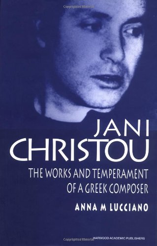 Portada de Jani Christou. The works and temperament of a greek composer