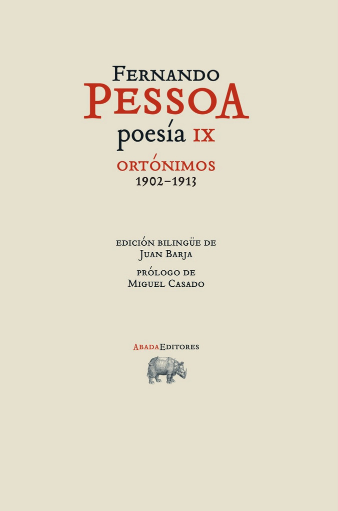 Portada de Ortónimos 1902-1913