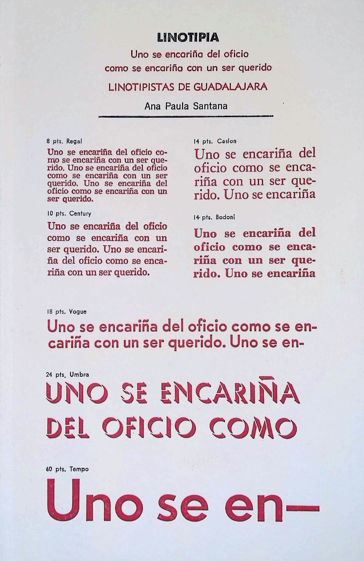 Portada de Linotipia