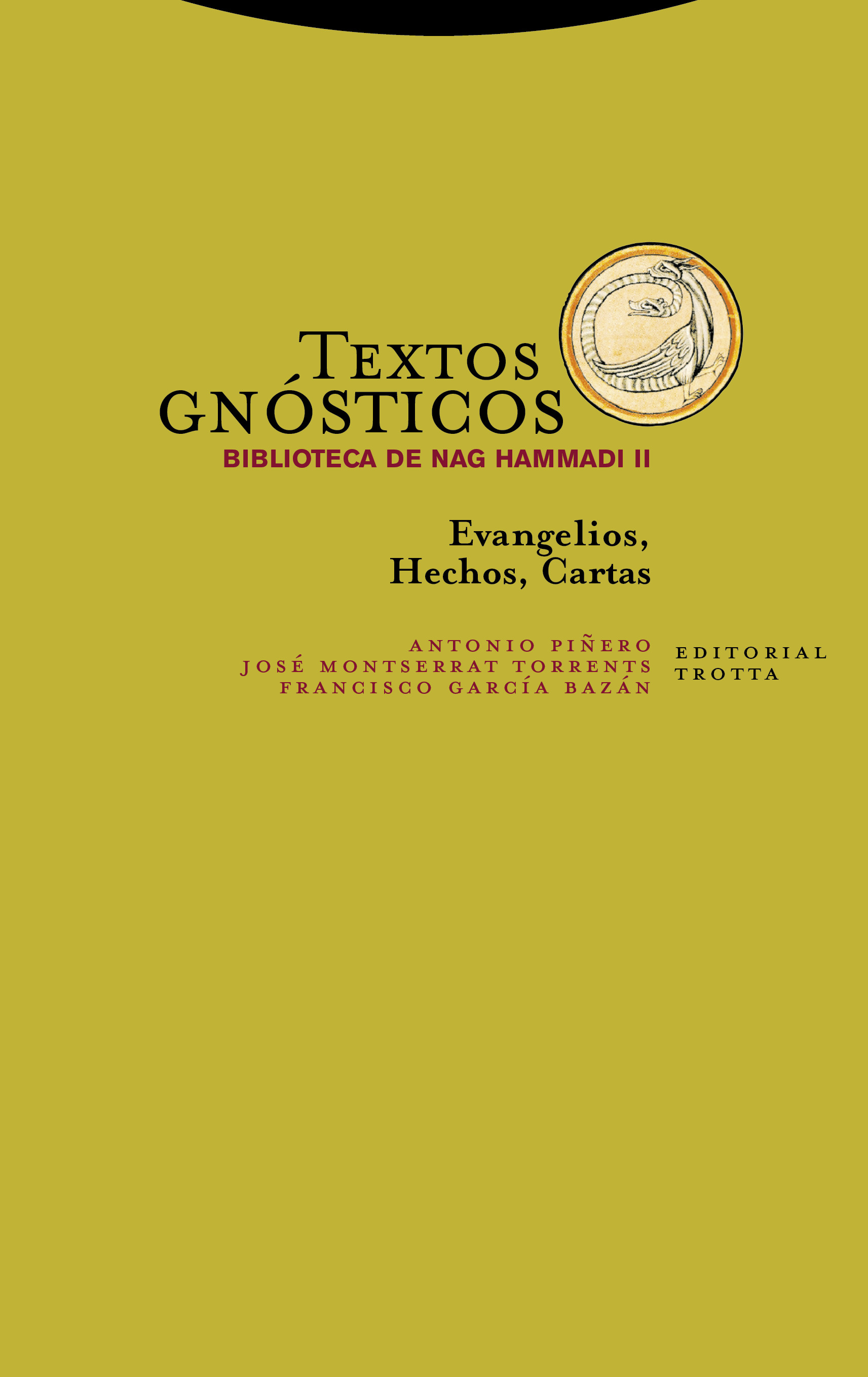 Portada de Textos gnósticos. Biblioteca de Nag Hammadi II