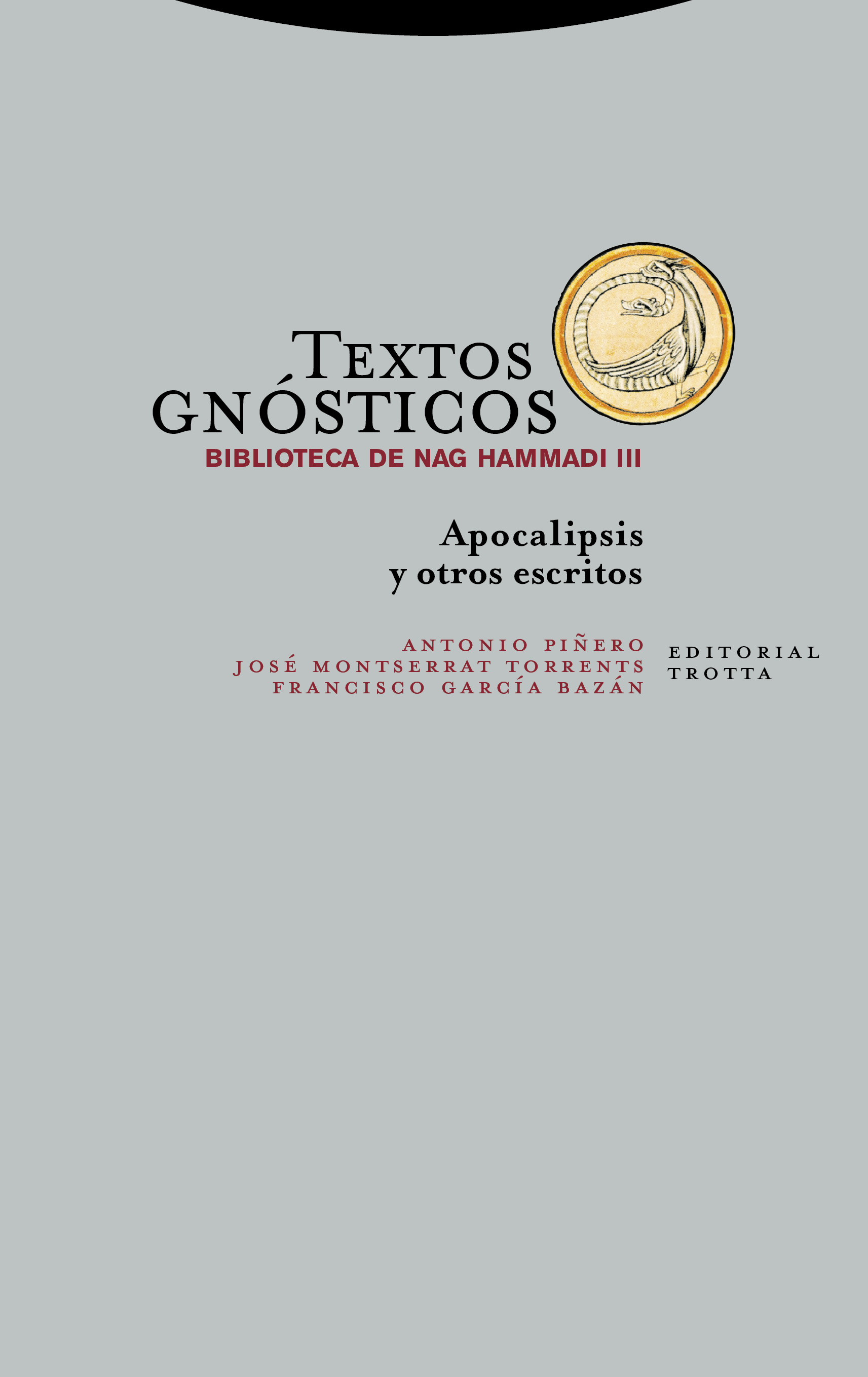 Portada de Textos gnósticos. Biblioteca de Nag Hammadi III