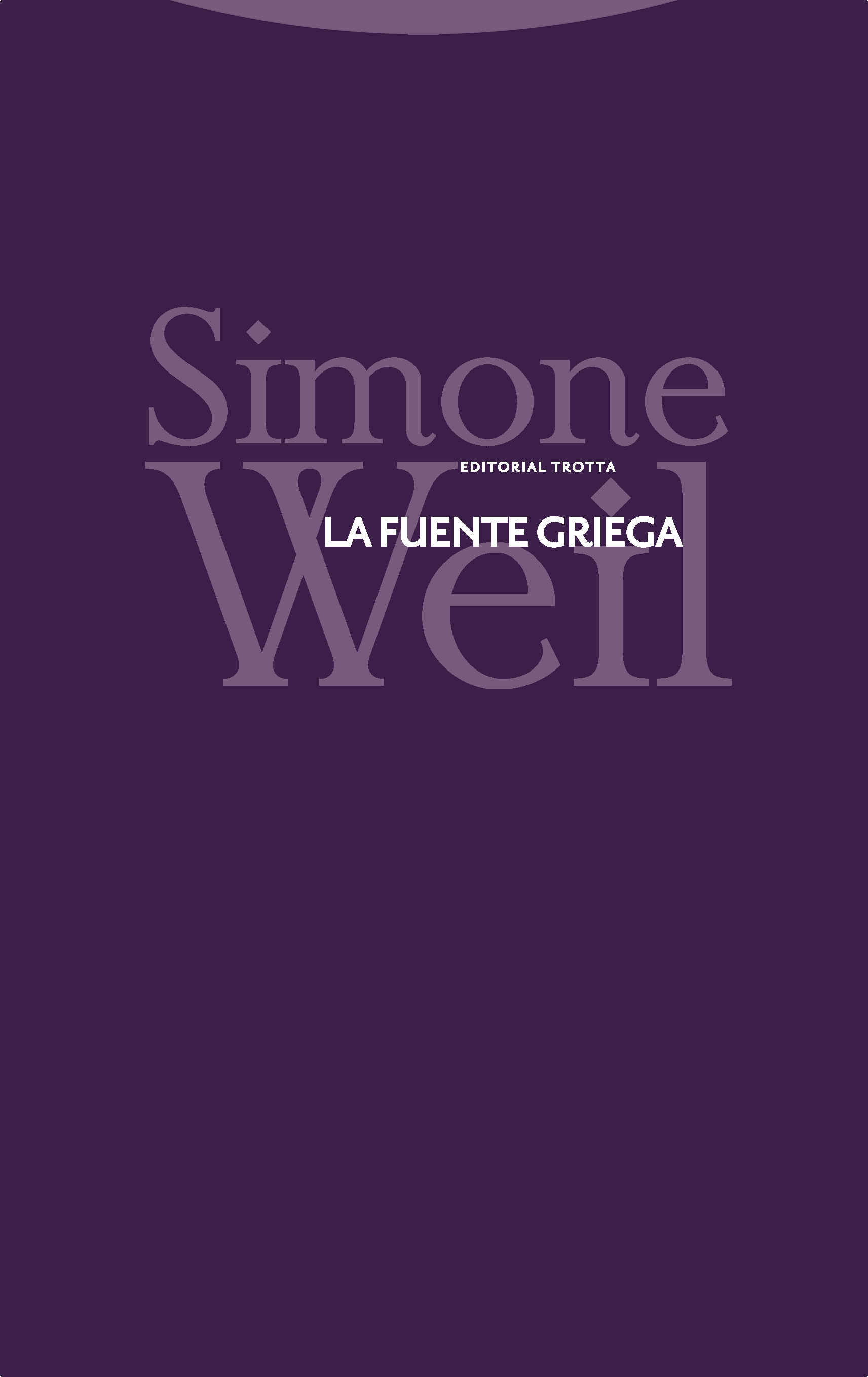Portada de La fuente griega