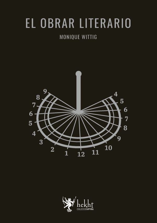 Portada de El obrar literario