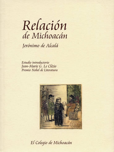 Portada de Relación de Michoacán